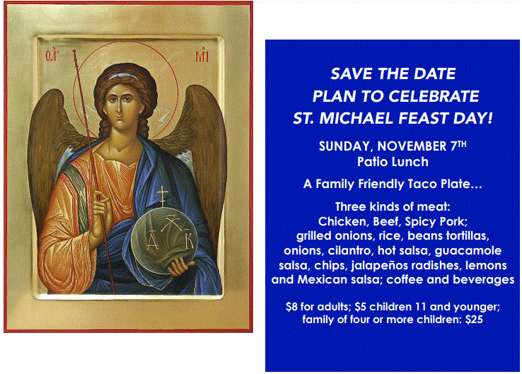 St. Michael Feast Day Taco Lunch (outdoors)